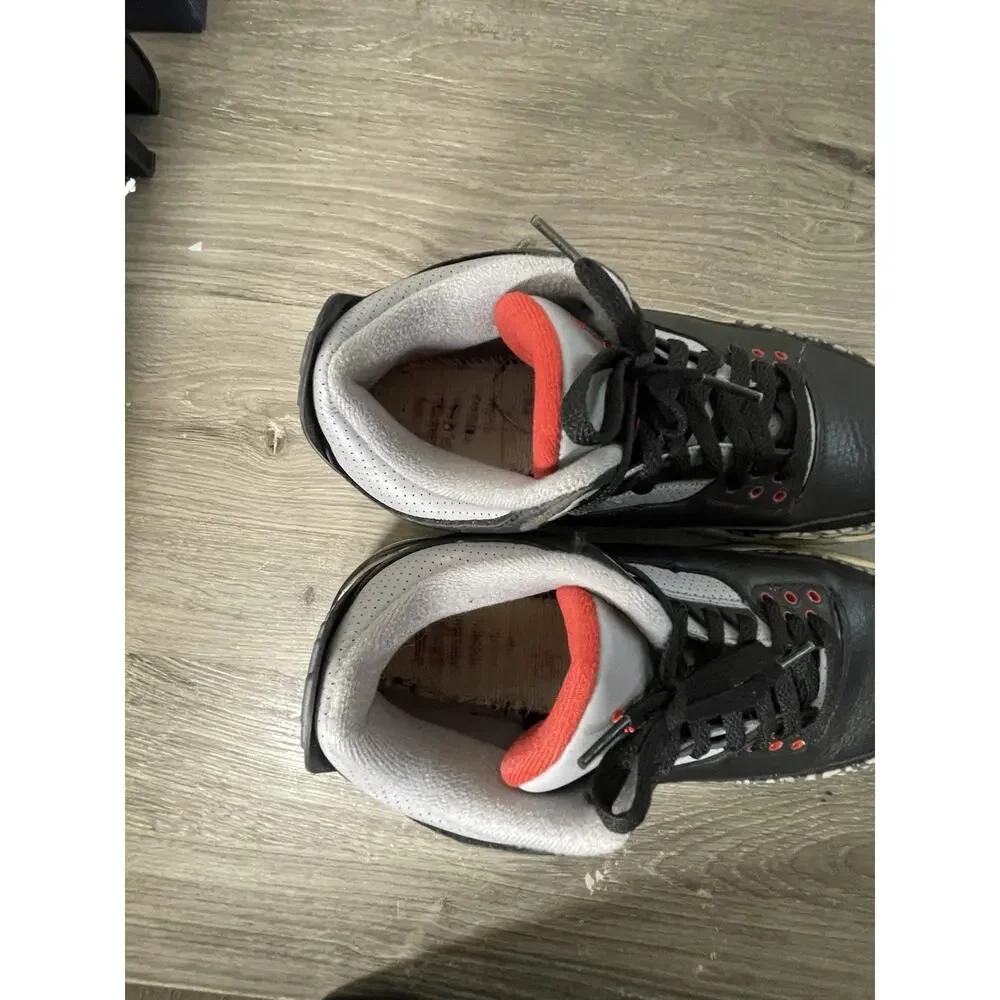Air Jordan 3 Retro Black Cement 2018 Size 10 854262-012 OG Nike Air 9.5